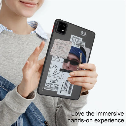 For Xiaomi Pad 6 / Pad 6 Pro Pattern Case PC+TPU Shockproof Protective Tablet Cover