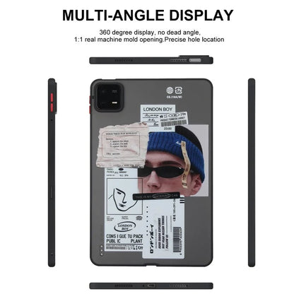 For Xiaomi Pad 6 / Pad 6 Pro Pattern Case PC+TPU Shockproof Protective Tablet Cover