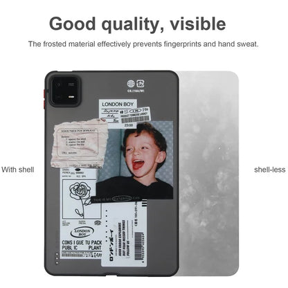 For Xiaomi Pad 6 / Pad 6 Pro Pattern Case PC+TPU Shockproof Protective Tablet Cover