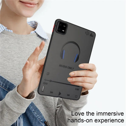 For Xiaomi Pad 6 / Pad 6 Pro Pattern Case PC+TPU Shockproof Protective Tablet Cover