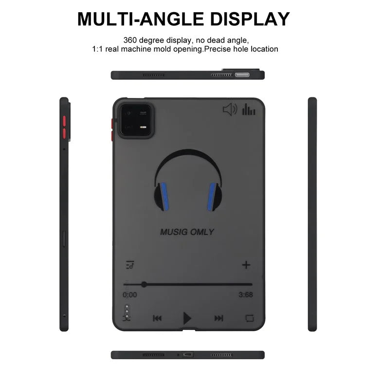 For Xiaomi Pad 6 / Pad 6 Pro Pattern Case PC+TPU Shockproof Protective Tablet Cover