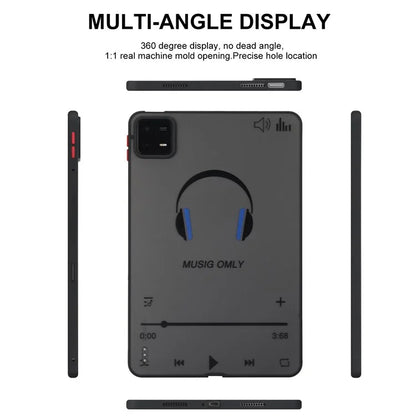 For Xiaomi Pad 6 / Pad 6 Pro Pattern Case PC+TPU Shockproof Protective Tablet Cover