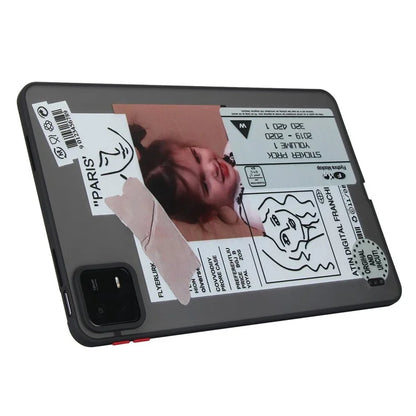 For Xiaomi Pad 6 / Pad 6 Pro Pattern Case PC+TPU Shockproof Protective Tablet Cover