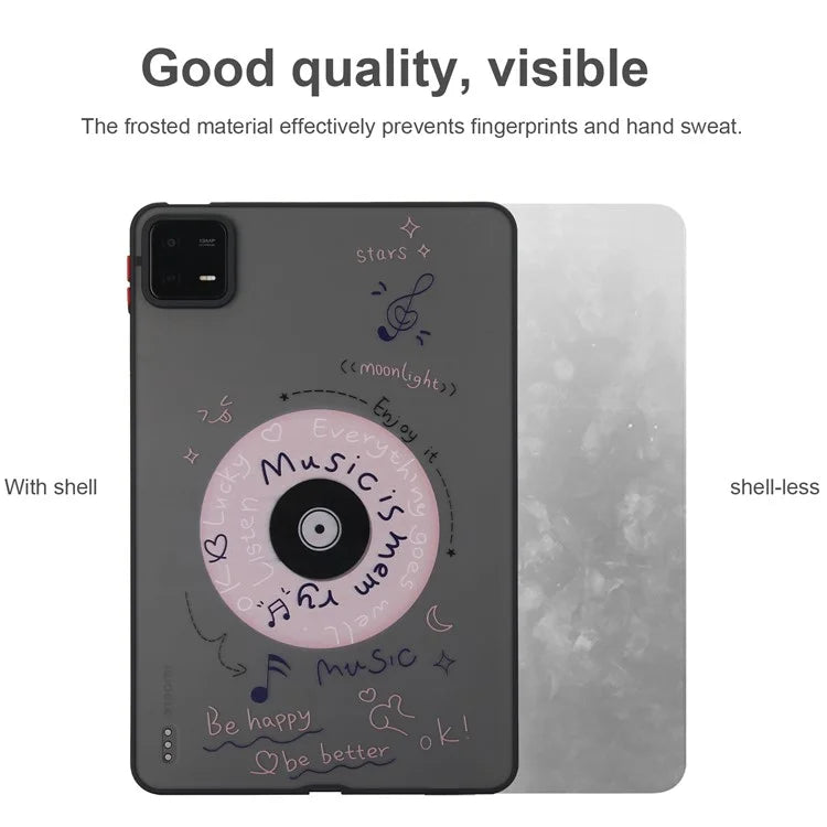 For Xiaomi Pad 6 / Pad 6 Pro Pattern Case PC+TPU Shockproof Protective Tablet Cover