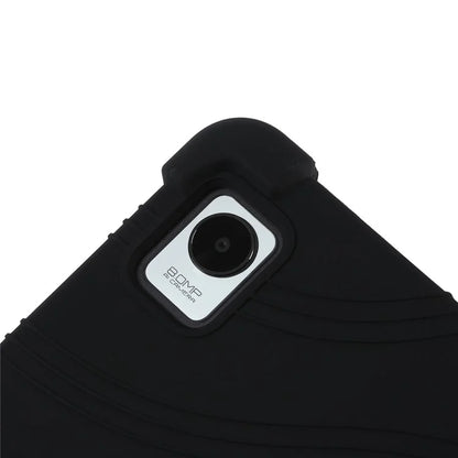For Blackview Tab 60 Silicone Tablet Case Scratch-resistant Back Cover with PC Kickstand