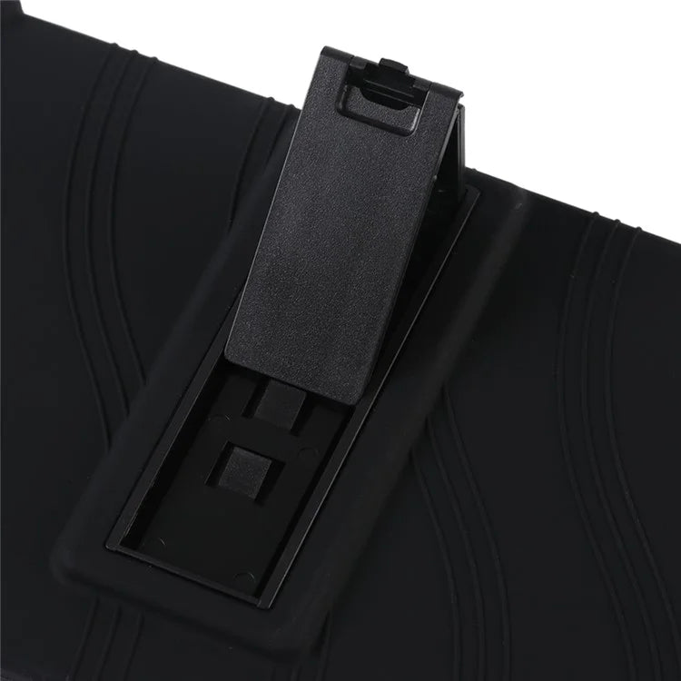 For Blackview Tab 60 Silicone Tablet Case Scratch-resistant Back Cover with PC Kickstand