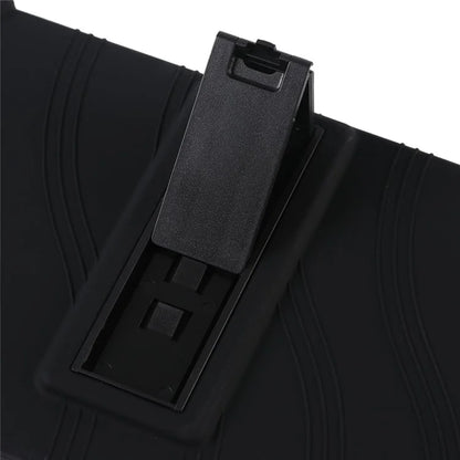 For Blackview Tab 60 Silicone Tablet Case Scratch-resistant Back Cover with PC Kickstand