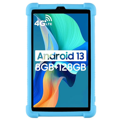 For Blackview Tab 60 Silicone Tablet Case Scratch-resistant Back Cover with PC Kickstand