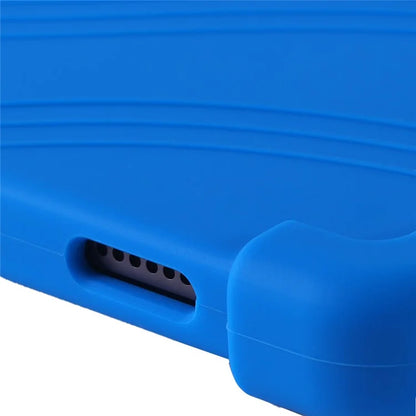 For Samsung Galaxy Tab A9+ Case PC Kickstand Anti-scratch Soft Silicone Tablet Cover