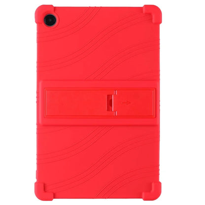 For Samsung Galaxy Tab A9+ Case PC Kickstand Anti-scratch Soft Silicone Tablet Cover