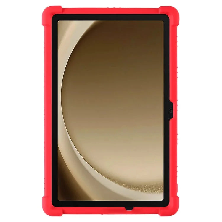 For Samsung Galaxy Tab A9+ Case PC Kickstand Anti-scratch Soft Silicone Tablet Cover