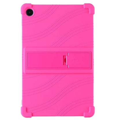 For Samsung Galaxy Tab A9+ Case PC Kickstand Anti-scratch Soft Silicone Tablet Cover