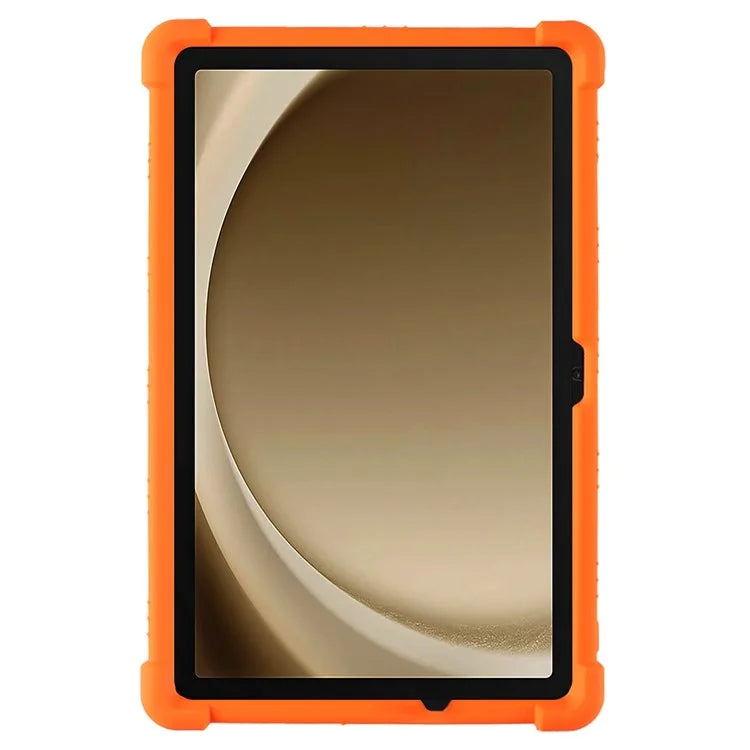 For Samsung Galaxy Tab A9+ Case PC Kickstand Anti-scratch Soft Silicone Tablet Cover