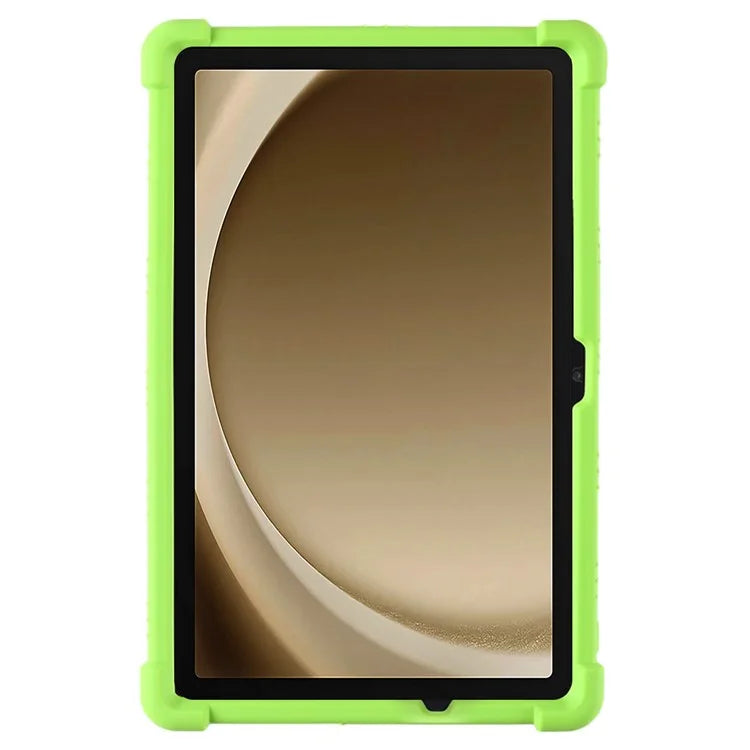 For Samsung Galaxy Tab A9+ Case PC Kickstand Anti-scratch Soft Silicone Tablet Cover