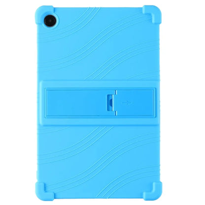 For Samsung Galaxy Tab A9+ Case PC Kickstand Anti-scratch Soft Silicone Tablet Cover