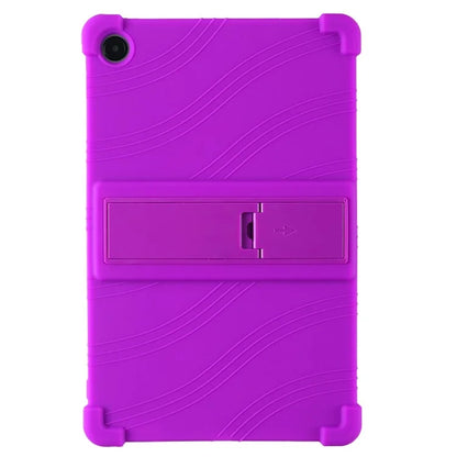 For Samsung Galaxy Tab A9+ Case PC Kickstand Anti-scratch Soft Silicone Tablet Cover