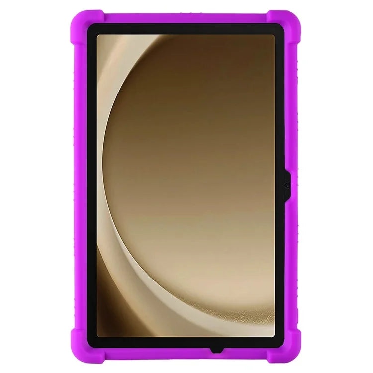 For Samsung Galaxy Tab A9+ Case PC Kickstand Anti-scratch Soft Silicone Tablet Cover