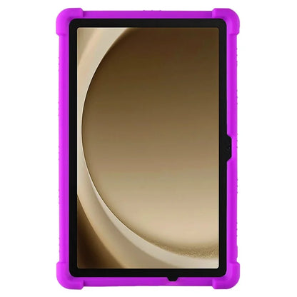 For Samsung Galaxy Tab A9+ Case PC Kickstand Anti-scratch Soft Silicone Tablet Cover