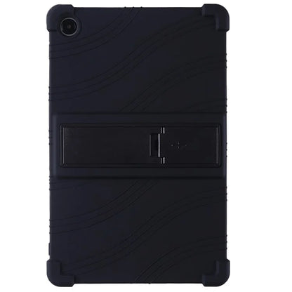 For Samsung Galaxy Tab A9+ Case PC Kickstand Anti-scratch Soft Silicone Tablet Cover