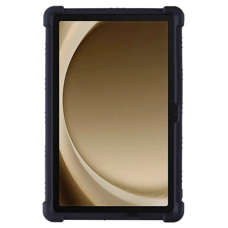For Samsung Galaxy Tab A9+ Case PC Kickstand Anti-scratch Soft Silicone Tablet Cover
