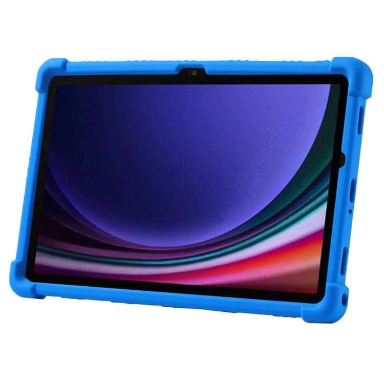 For Samsung Galaxy Tab S9 / S9 FE Tablet Cover Adjustable Kickstand Anti-drop Silicone Case
