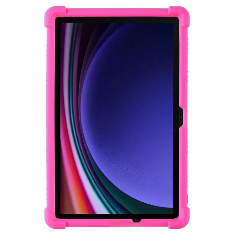 For Samsung Galaxy Tab S9 / S9 FE Tablet Cover Adjustable Kickstand Anti-drop Silicone Case