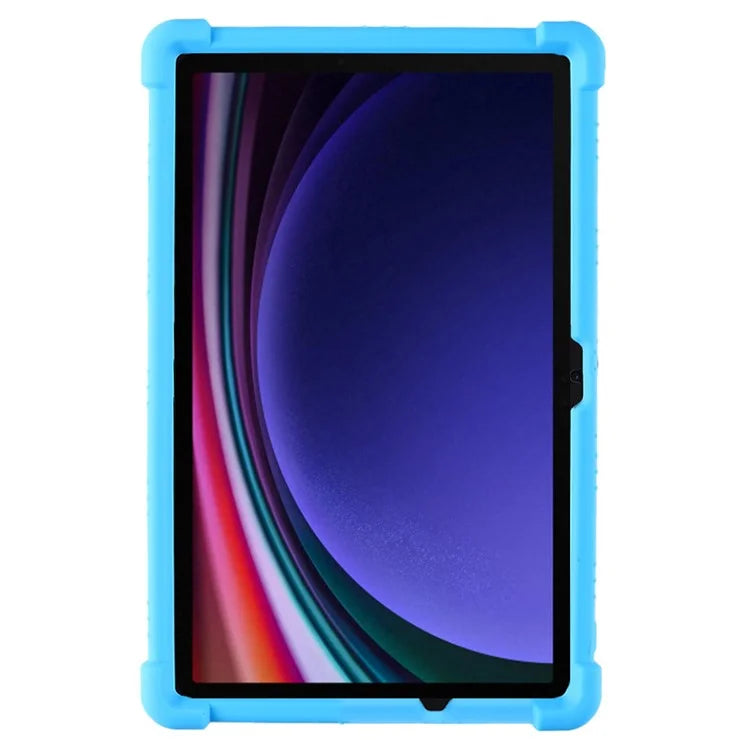For Samsung Galaxy Tab S9 / S9 FE Tablet Cover Adjustable Kickstand Anti-drop Silicone Case