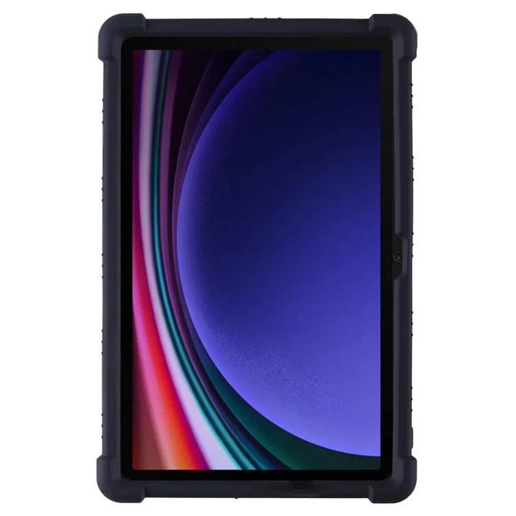 For Samsung Galaxy Tab S9 / S9 FE Tablet Cover Adjustable Kickstand Anti-drop Silicone Case