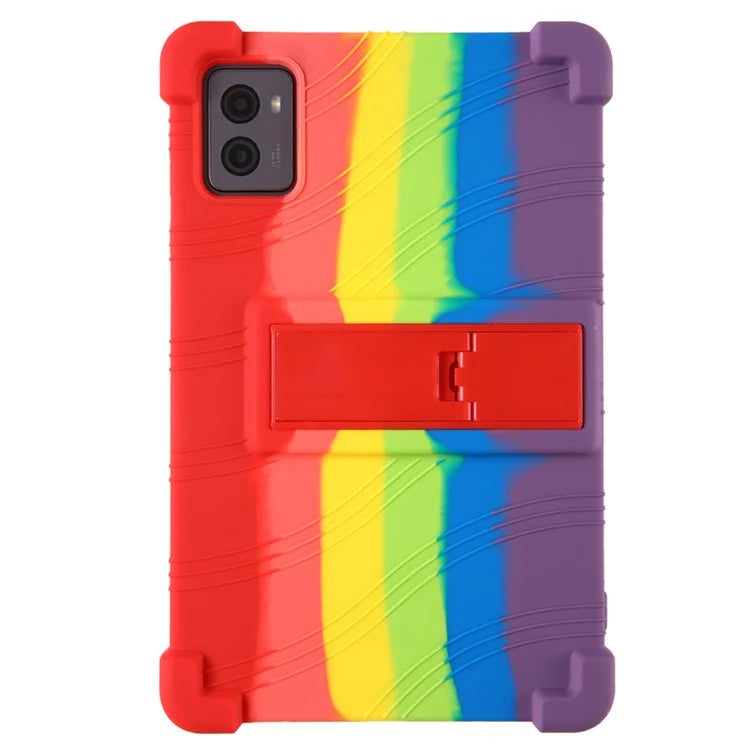 For Lenovo Legion Y700 (2023) Silicone Case Four Corners Protective Kickstand Cover