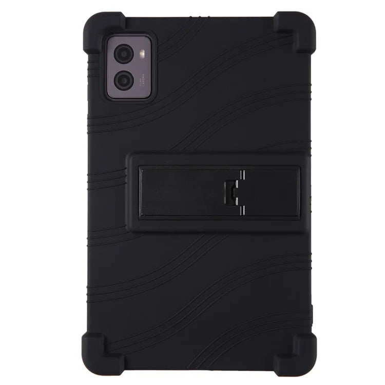 For Lenovo Legion Y700 (2023) Silicone Case Four Corners Protective Kickstand Cover