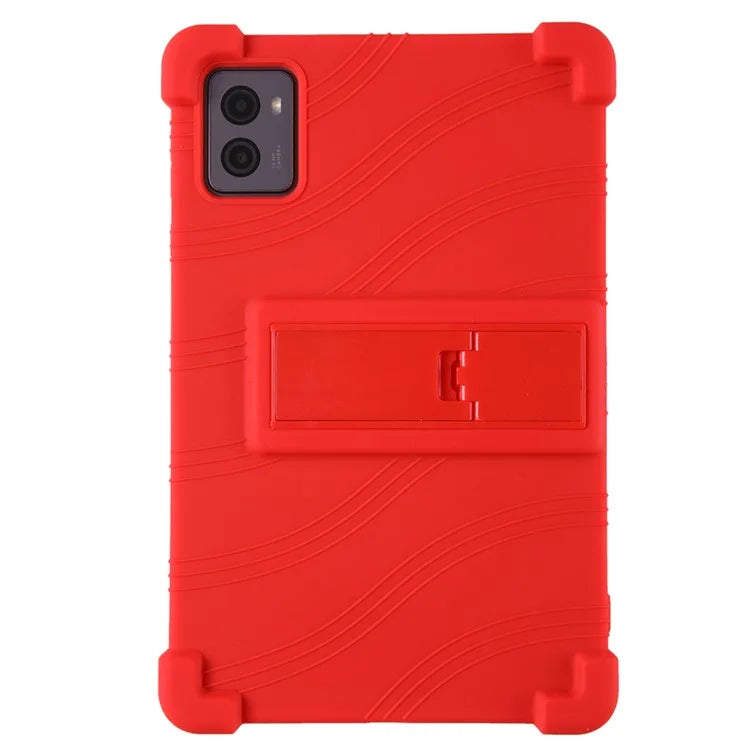 For Lenovo Legion Y700 (2023) Silicone Case Four Corners Protective Kickstand Cover