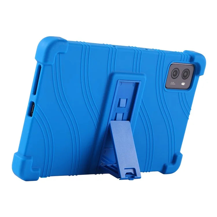 For Lenovo Legion Y700 (2023) Silicone Case Four Corners Protective Kickstand Cover
