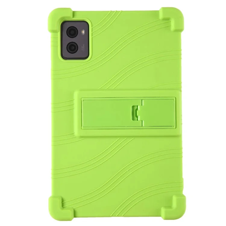 For Lenovo Legion Y700 (2023) Silicone Case Four Corners Protective Kickstand Cover
