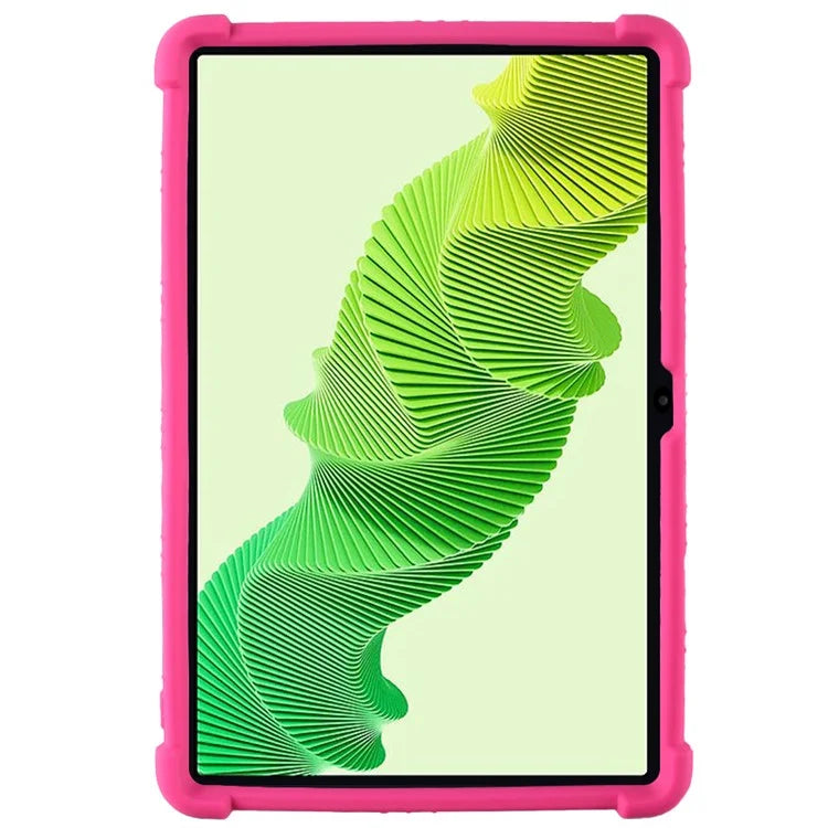 For Realme Pad 2 Case Thicken 4 Corners Drop-proof Silicone Tablet Cover with Folding Kickstand