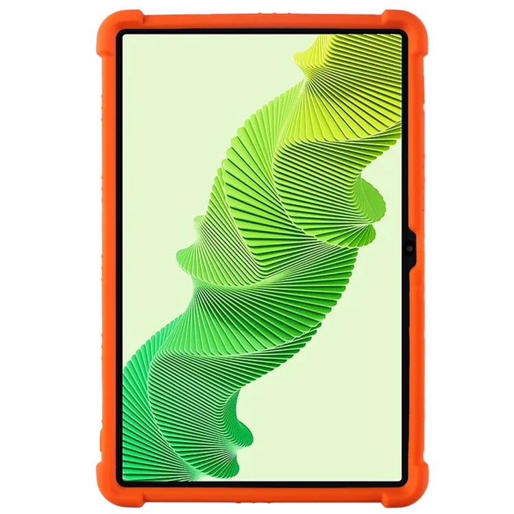 For Realme Pad 2 Case Thicken 4 Corners Drop-proof Silicone Tablet Cover with Folding Kickstand