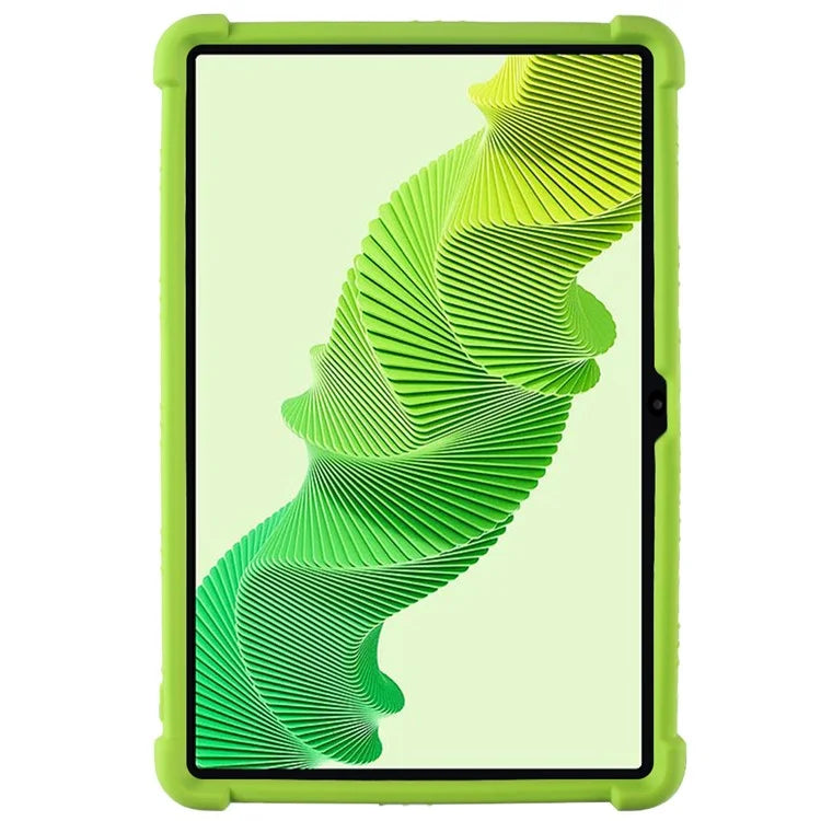 For Realme Pad 2 Case Thicken 4 Corners Drop-proof Silicone Tablet Cover with Folding Kickstand