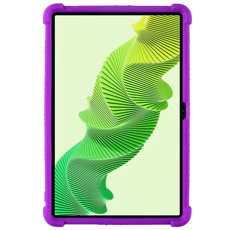 For Realme Pad 2 Case Thicken 4 Corners Drop-proof Silicone Tablet Cover with Folding Kickstand