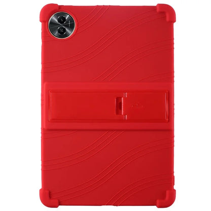 For Realme Pad 2 Case Thicken 4 Corners Drop-proof Silicone Tablet Cover with Folding Kickstand