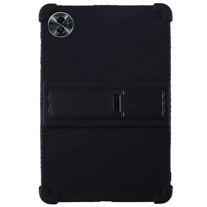 For Realme Pad 2 Case Thicken 4 Corners Drop-proof Silicone Tablet Cover with Folding Kickstand