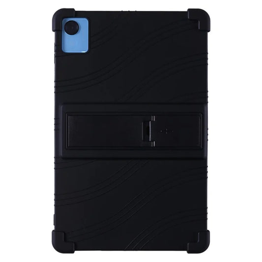For Realme Pad X Tablet Case Shockproof Silicone Cover with Adjustable Kickstand
