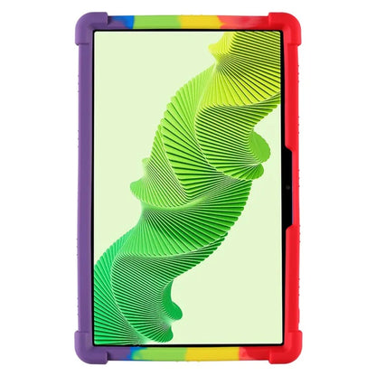 For Realme Pad X Tablet Case Shockproof Silicone Cover with Adjustable Kickstand