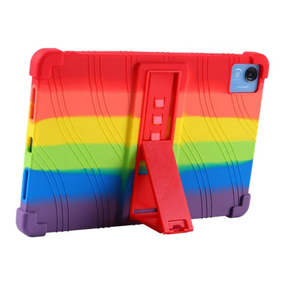 For Realme Pad X Tablet Case Shockproof Silicone Cover with Adjustable Kickstand