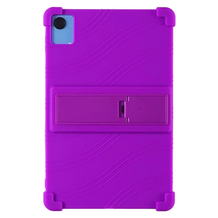 For Realme Pad X Tablet Case Shockproof Silicone Cover with Adjustable Kickstand