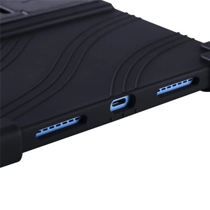 For Realme Pad X Tablet Case Shockproof Silicone Cover with Adjustable Kickstand