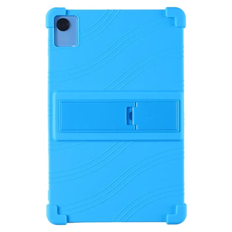 For Realme Pad X Tablet Case Shockproof Silicone Cover with Adjustable Kickstand