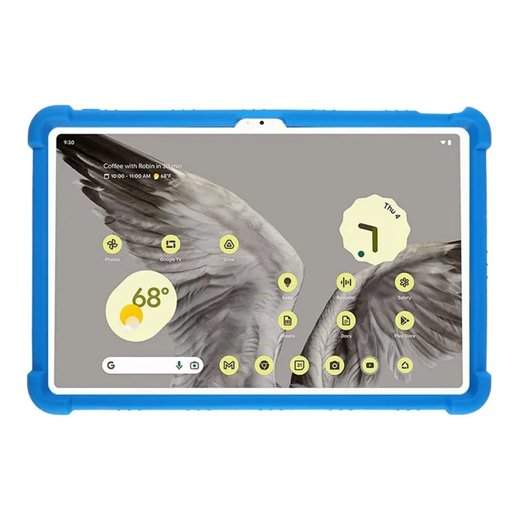 For Google Pixel Tablet Silicone Case Folding Kickstand Tablet Shockproof Cover