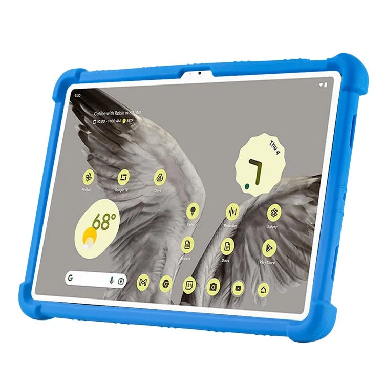 For Google Pixel Tablet Silicone Case Folding Kickstand Tablet Shockproof Cover