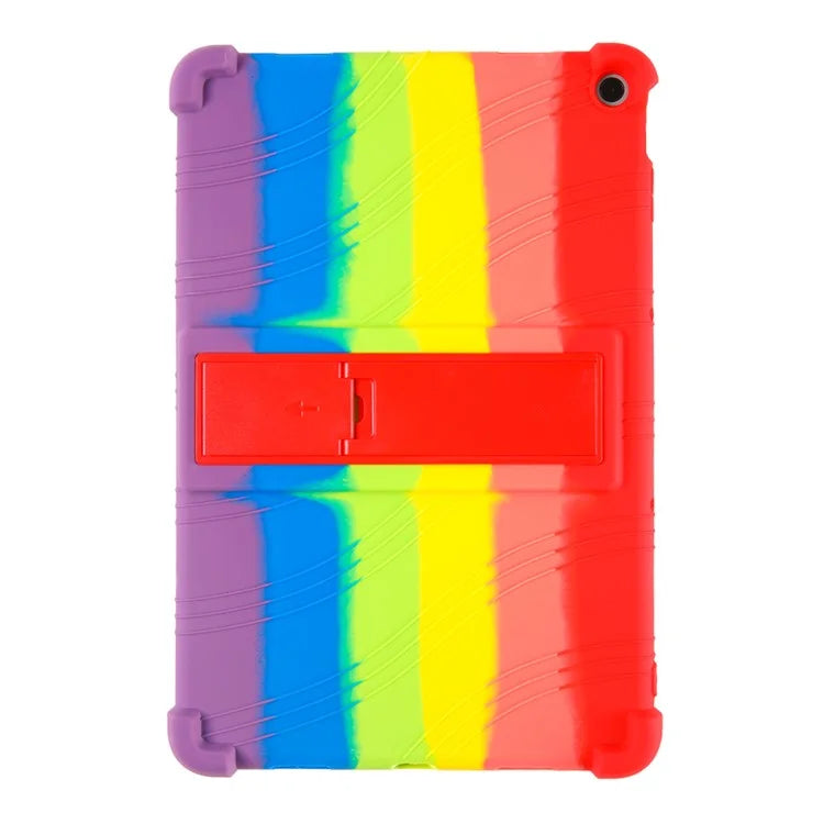 For Google Pixel Tablet Silicone Case Folding Kickstand Tablet Shockproof Cover