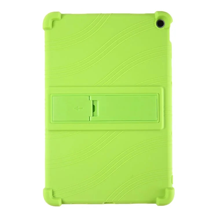 For Google Pixel Tablet Silicone Case Folding Kickstand Tablet Shockproof Cover