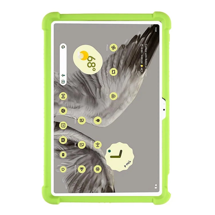 For Google Pixel Tablet Silicone Case Folding Kickstand Tablet Shockproof Cover